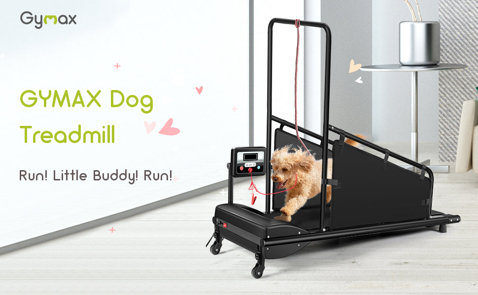 GYMAX - Dog Treadmills for Small/Medium Dogs - 220 LBS Pet Runner