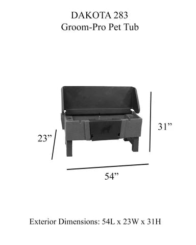 Dakota 283 - Groom-Pro Pet Washing Tub