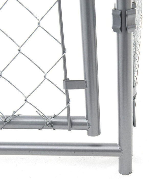 Lucky Dog - Galvanized Chain Link Kennel
