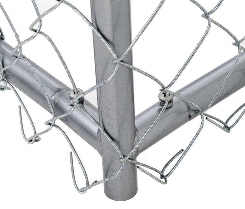 Lucky Dog - Galvanized Chain Link Kennel