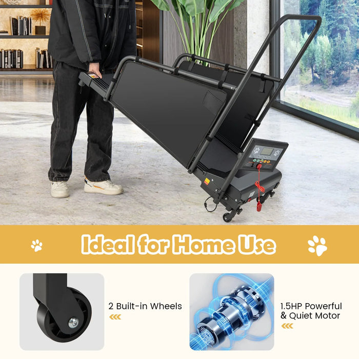 GYMAX - Dog Treadmills for Small/Medium Dogs - 220 LBS Pet Runner